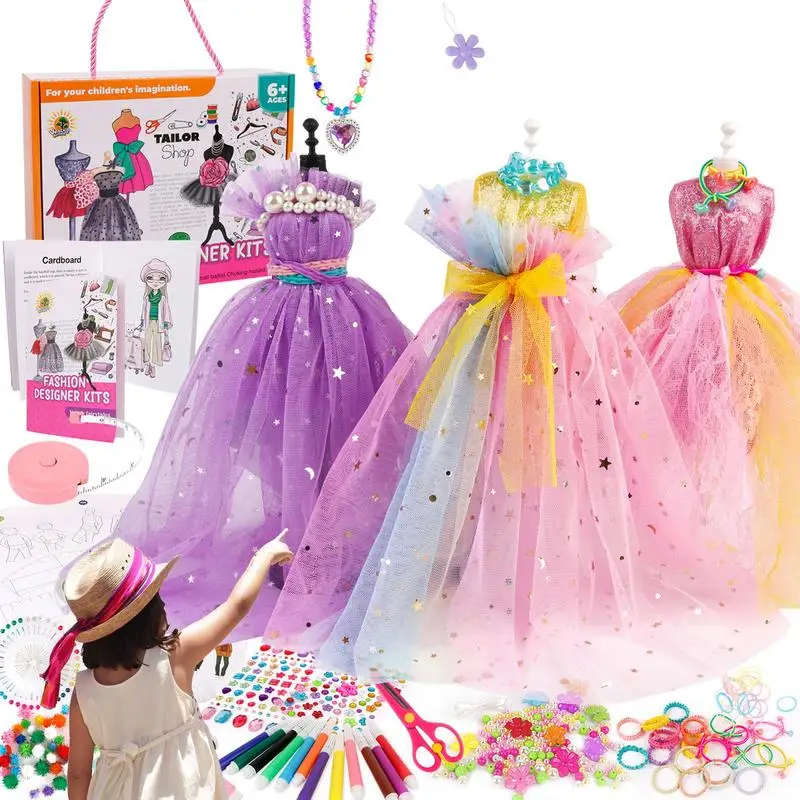 Fashion Studio Kit For Girls 345pcs Arts And Crafts Kit 2 Mannequin Stand Kids Fashion Design Kit For Doll Clothes Making Learn
Fashion Studio Kit For Girls 345pcs Arts And Crafts Kit 2 Mannequin Stand Kids Fashion Design Kit For Doll Clothes Making Learn