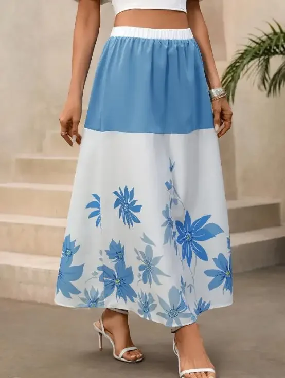 2026 Summer New Women's Casual Printed High Waist Long A-Line Skirt Female Beach Bohemian Vacation Style Fashion Skirts
2026 Summer New Women's Casual Printed High Waist Long A-Line Skirt Female Beach Bohemian Vacation Style Fashion Skirts
