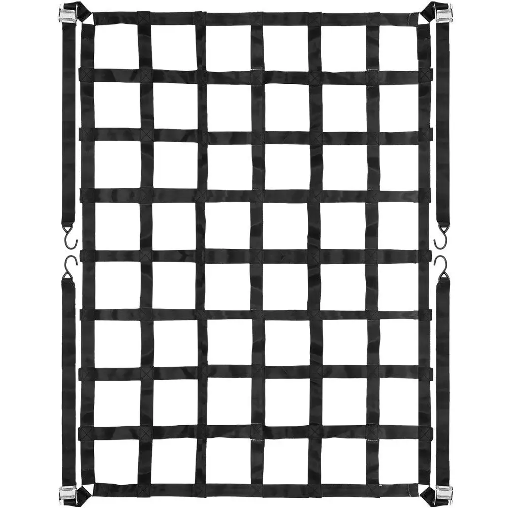 3.5'x 4.1' Cargo Net with S-Hooks, Truck Bed Cargo Net Heavy Duty Cargo Nets Capacity 1100LBS for pickup Trucks (42" x 50")
3.5'x 4.1' Cargo Net with S-Hooks, Truck Bed Cargo Net Heavy Duty Cargo Nets Capacity 1100LBS for pickup Trucks (42" x 50")
