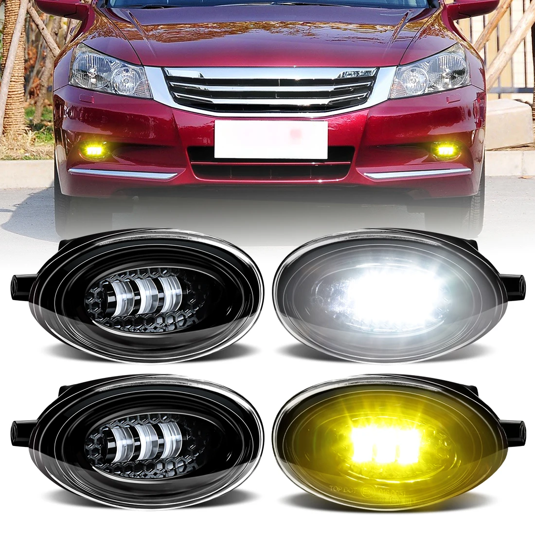 LED Car Front Bumper Fog Lights For Honda Accord 2008-2013 For Civic 2009-2015 For JAZZ FIT 2012-2014 Fog Lamp Driving Headlight
LED Car Front Bumper Fog Lights For Honda Accord 2008-2013 For Civic 2009-2015 For JAZZ FIT 2012-2014 Fog Lamp Driving Headlight