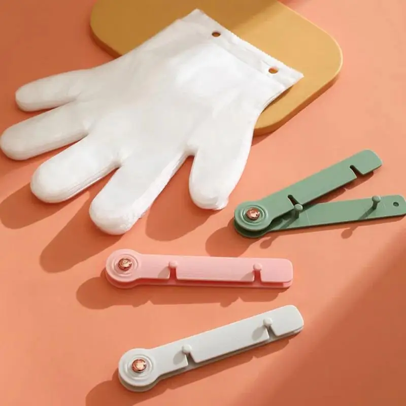 New Bag Clips Wall Mounted Glove Clip Creative Hanging Hooks Home Utensils Storage Kitchen Gadget with 100PCS Gloves
New Bag Clips Wall Mounted Glove Clip Creative Hanging Hooks Home Utensils Storage Kitchen Gadget with 100PCS Gloves