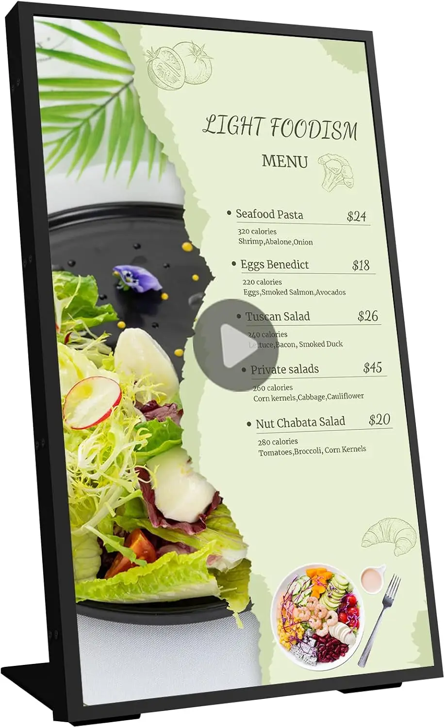 Torvani Store Digital Signage Display, 18.5 Inch 700 Nits Ultra-Bright Digital Menu Board with CMS, Desktop Digital Signage for Business, Restaurants & Commercial Use
Torvani Store Digital Signage Display, 18.5 Inch 700 Nits Ultra-Bright Digital Menu Board with CMS, Desktop Digital Signage for Business, Restaurants & Commercial Use