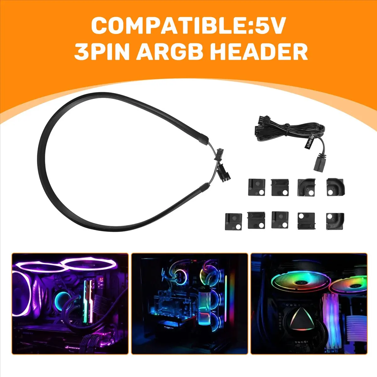 Светодиодная лента BAAE PHANTEKS M5 ARGB Neon для декора корпуса ПК, 5В, 3PIN, разъем AURA, 550мм
Светодиодная лента BAAE PHANTEKS M5 ARGB Neon для декора корпуса ПК, 5В, 3PIN, разъем AURA, 550мм
