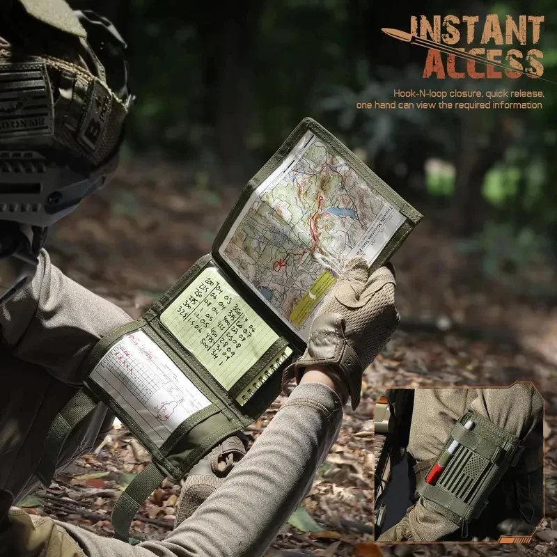 Map Case Tactical Arm Sleeve QB Wristband Tactical Armband Pouch Military Card Holder for Shooting Rescue Field Measurement
Map Case Tactical Arm Sleeve QB Wristband Tactical Armband Pouch Military Card Holder for Shooting Rescue Field Measurement