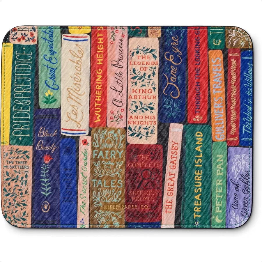 Bookshelf Patterned Mouse Pad Add a Touch of Charm to Your Workspace Smooth Polyurethane Finish Allows Mouse to Glide with NonS
Bookshelf Patterned Mouse Pad Add a Touch of Charm to Your Workspace Smooth Polyurethane Finish Allows Mouse to Glide with NonS