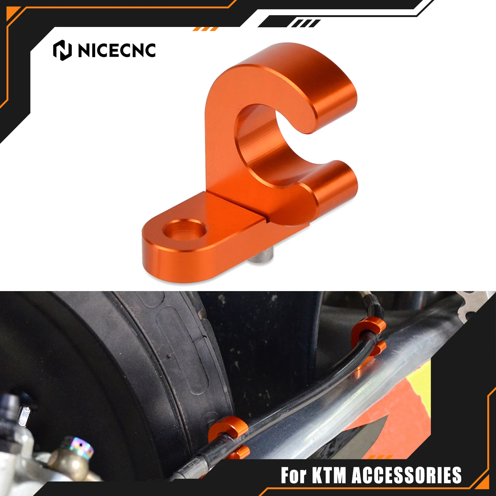 NICECNC For KTM EXC 300 EXC 250 EXC 450 SX 125 SXF 250 SXF 450 Rear Brake Hose Line Cable Clamp 640 Adventure R LC4 Adventure R
NICECNC For KTM EXC 300 EXC 250 EXC 450 SX 125 SXF 250 SXF 450 Rear Brake Hose Line Cable Clamp 640 Adventure R LC4 Adventure R