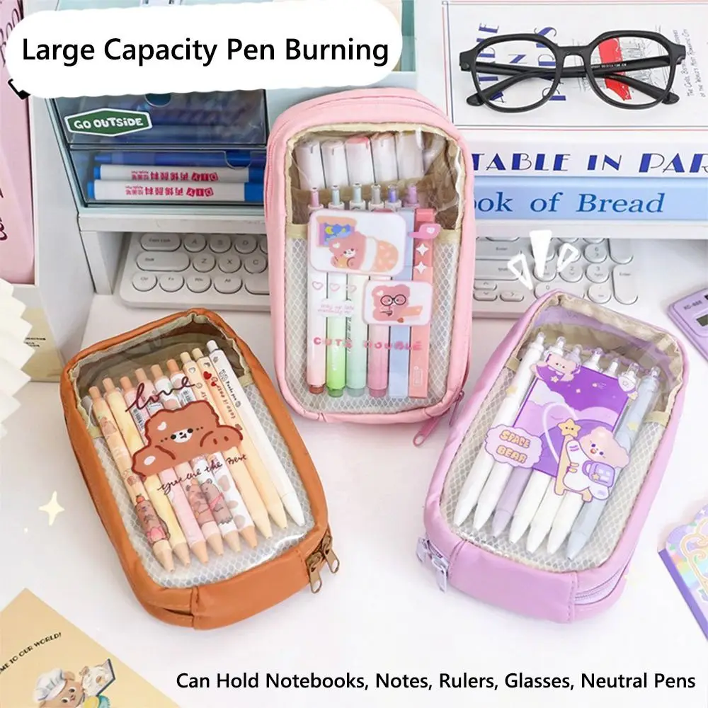 Multi-functional PVC Pen Bag Multilayer Large Capacity Pencil Case Zipper Transparent Pen Box Students
Multi-functional PVC Pen Bag Multilayer Large Capacity Pencil Case Zipper Transparent Pen Box Students