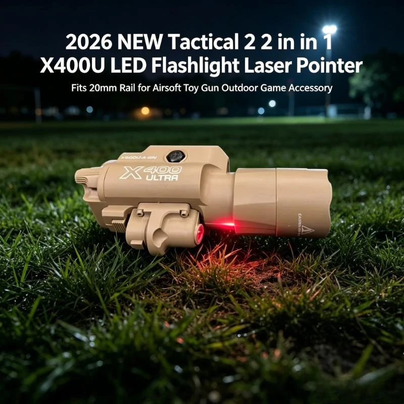 2026 NEW Tactical X600V Shock Resist 2 in 1 Laser Pointer LED Torch Fits 20mm Picatinny Rail Toy Blaster Gear
2026 NEW Tactical X600V Shock Resist 2 in 1 Laser Pointer LED Torch Fits 20mm Picatinny Rail Toy Blaster Gear