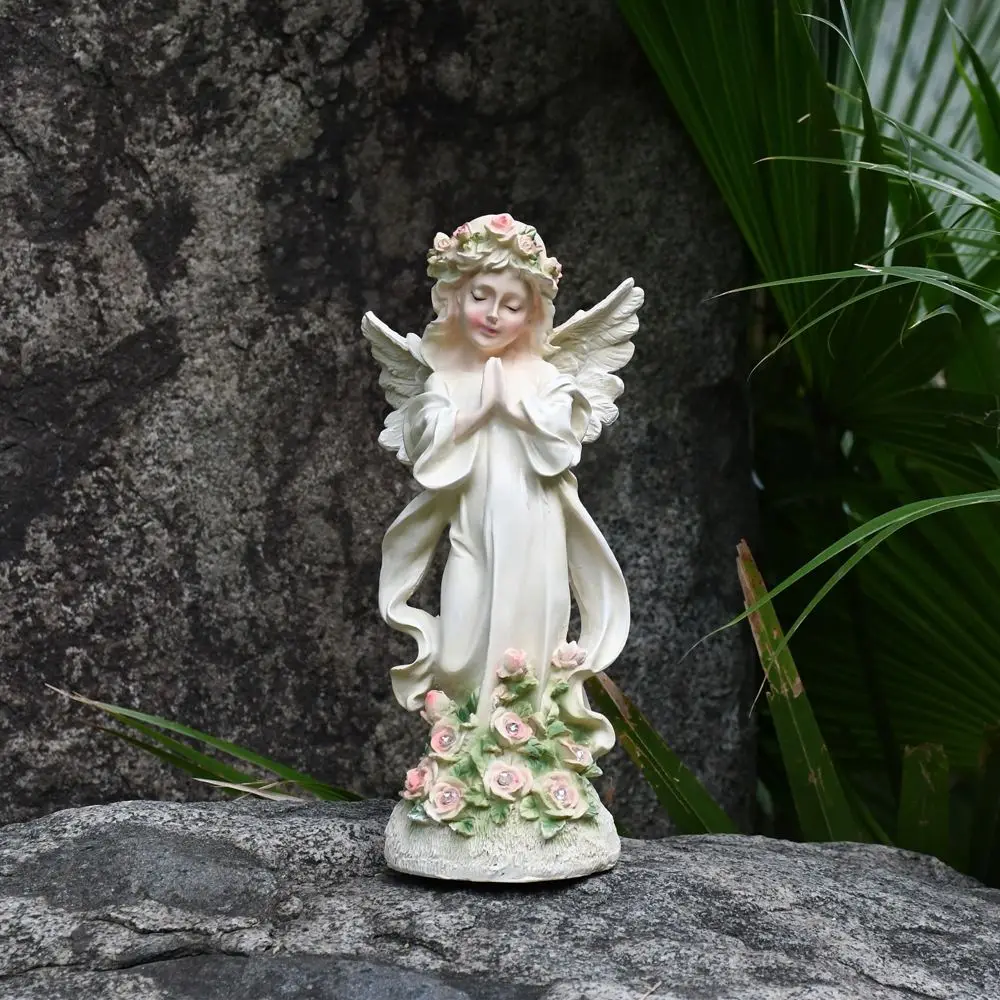 Solar Powered Fairy Garden Statue Decoration Waterproof Flower Fairy Solar Light Resin Craft Fairy Landscape Lamp Courtyard
Solar Powered Fairy Garden Statue Decoration Waterproof Flower Fairy Solar Light Resin Craft Fairy Landscape Lamp Courtyard