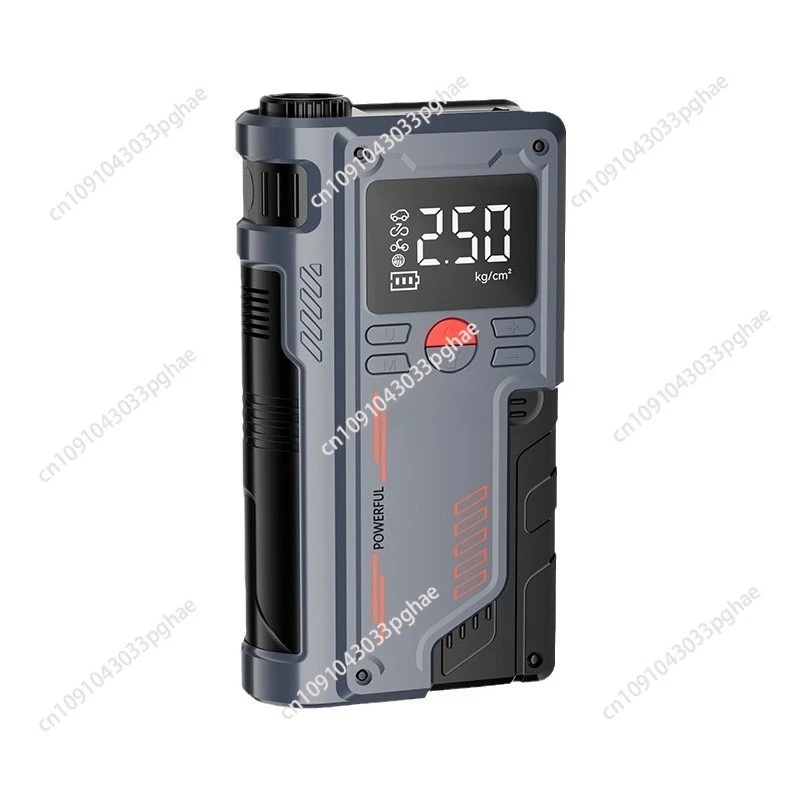 Portable Car Jump Starter With Air Compressor, 3000A Peak(7.5L Gas, 6.5L Diesel) , Jump Starter Battery PackWith150 PSl Tire Inf
Portable Car Jump Starter With Air Compressor, 3000A Peak(7.5L Gas, 6.5L Diesel) , Jump Starter Battery PackWith150 PSl Tire Inf