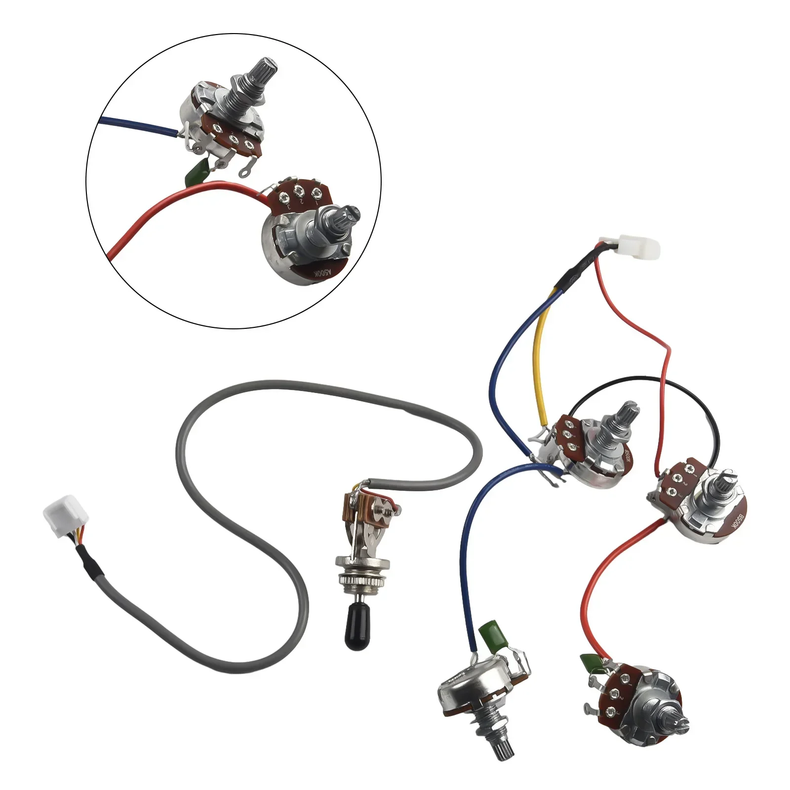 Plug-in Circuit Guitar Wiring Musical Instruments 1 Toggle Switch 2 Tones Control Pot 2 Volumes Electric Guitar
Plug-in Circuit Guitar Wiring Musical Instruments 1 Toggle Switch 2 Tones Control Pot 2 Volumes Electric Guitar