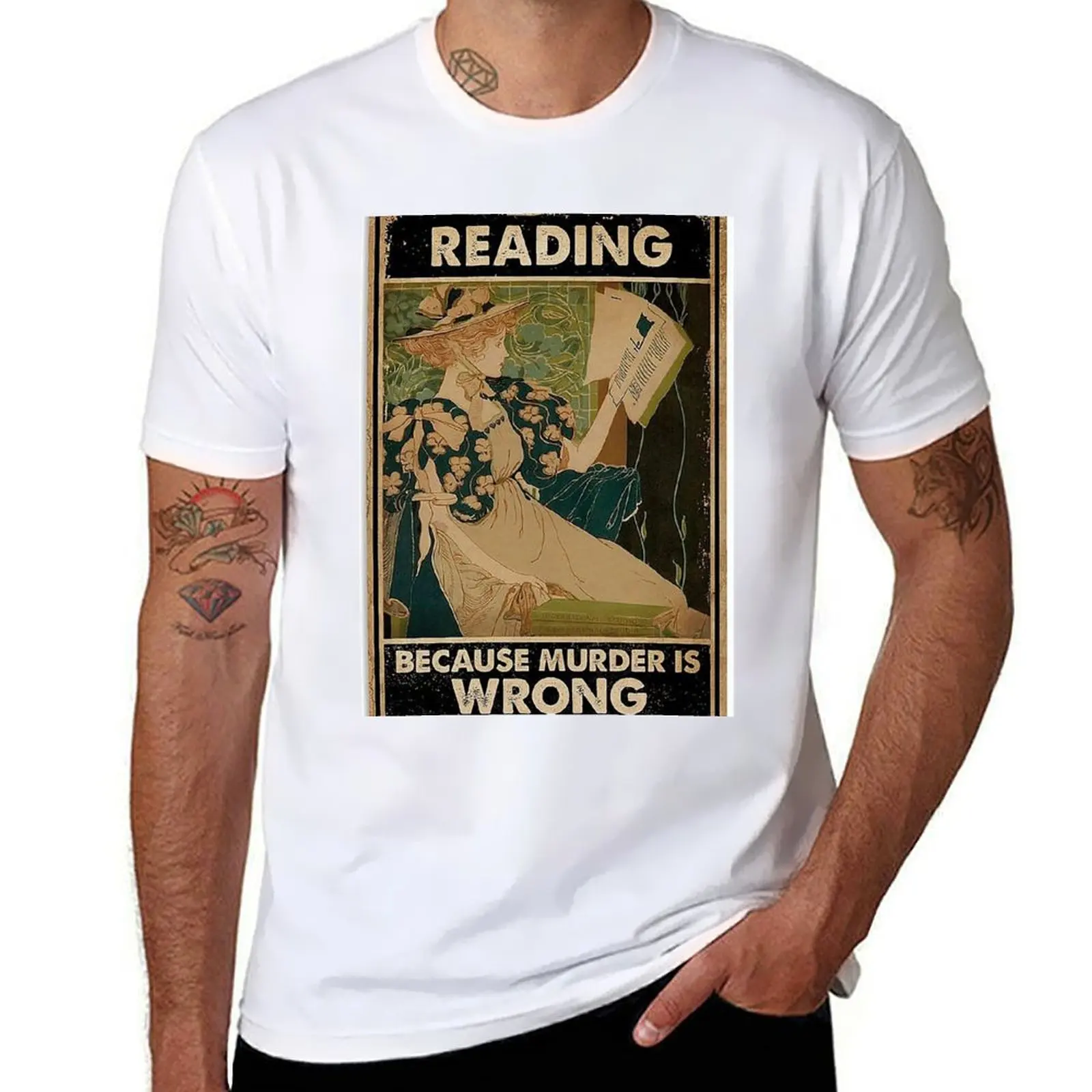 Reading T-Shirt t shirts for man cotton funny cotton t shirt man cotton tshirt 100% T-shirt
Reading T-Shirt t shirts for man cotton funny cotton t shirt man cotton tshirt 100% T-shirt