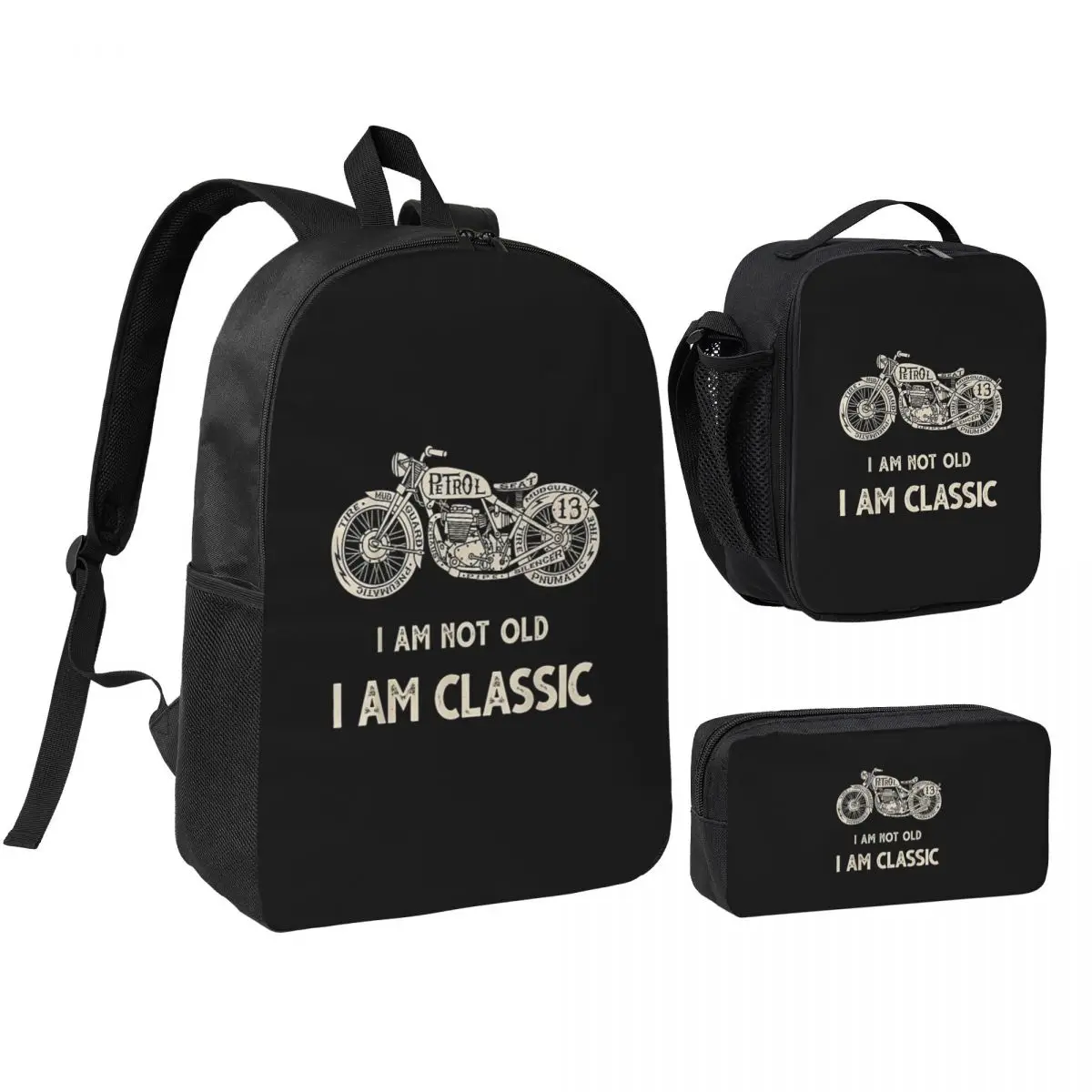 Im Not Old Classic Motor Head Backpack Boys Girls BookBag School Bag Laptop Shoulder Bags 3ps Insulated Lunch Bag Pencil Case
Im Not Old Classic Motor Head Backpack Boys Girls BookBag School Bag Laptop Shoulder Bags 3ps Insulated Lunch Bag Pencil Case