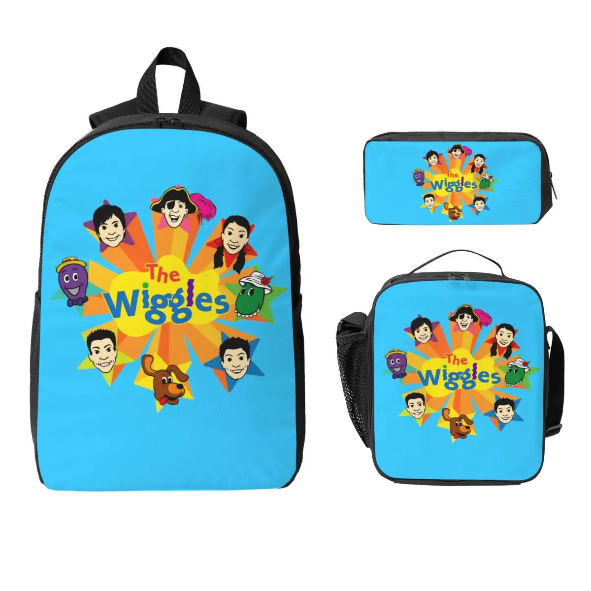 The Wiggles 3pecs/set Backpack for Boys Girls High School Shoulder Bag Lunch bag Pencil Case
The Wiggles 3pecs/set Backpack for Boys Girls High School Shoulder Bag Lunch bag Pencil Case