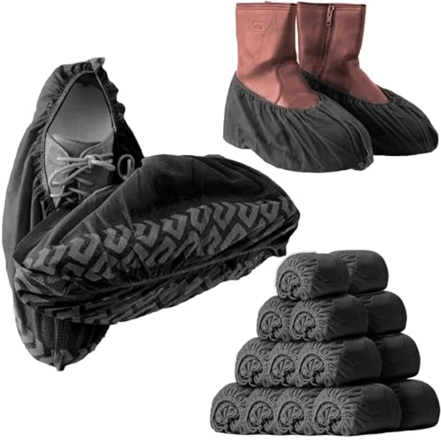 Premium Boot and Shoe Covers Disposable Booties - - Durable, Non-Slip, Non-Toxic, Water Resistant, Recyclable Protectors for In
Premium Boot and Shoe Covers Disposable Booties - - Durable, Non-Slip, Non-Toxic, Water Resistant, Recyclable Protectors for In