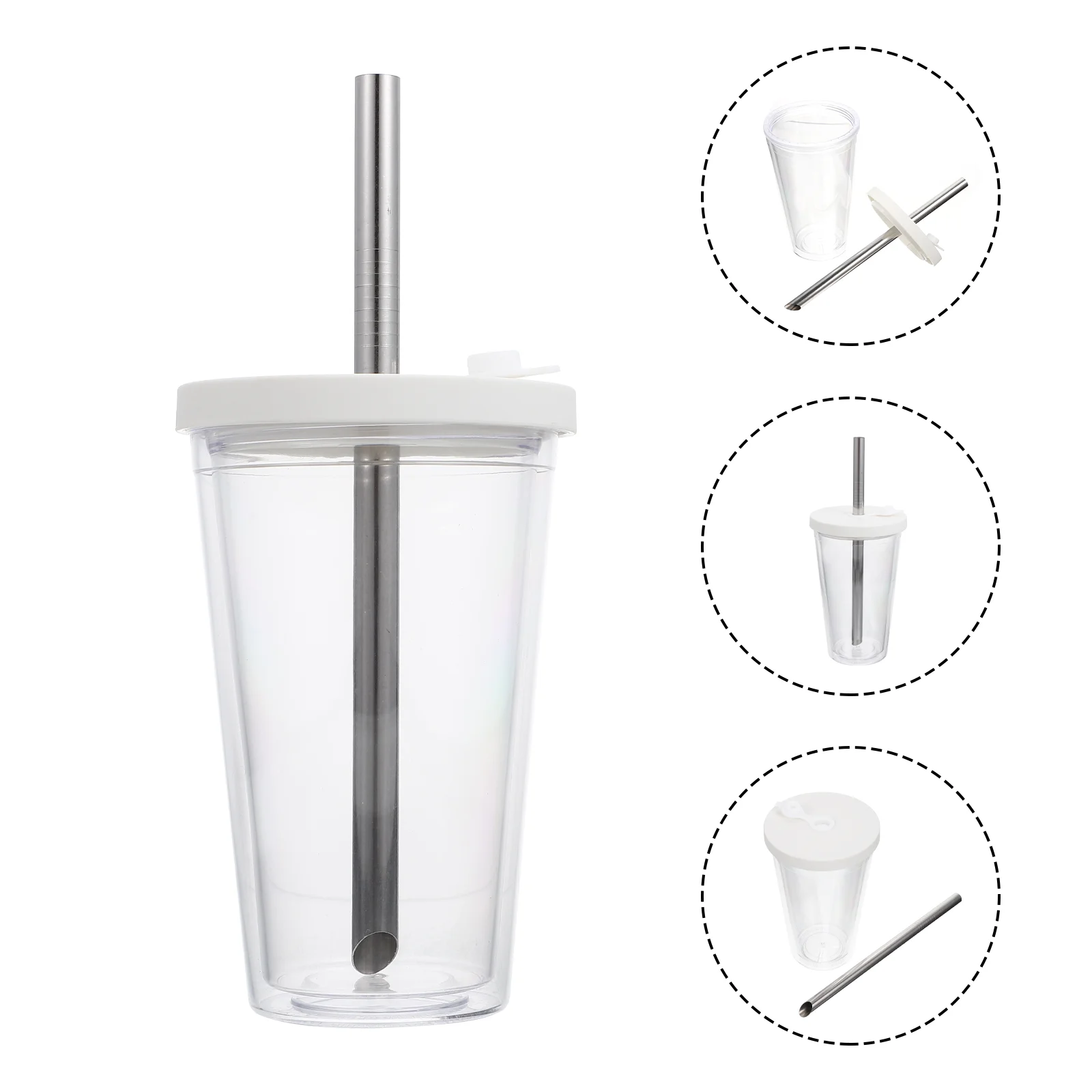Double Layered Cup Thickened Cold Drink Cup Boba Tea Cup With Straw Cold Drink Cup Reusable Pearl Milk Tea Cup Water Cup
Double Layered Cup Thickened Cold Drink Cup Boba Tea Cup With Straw Cold Drink Cup Reusable Pearl Milk Tea Cup Water Cup