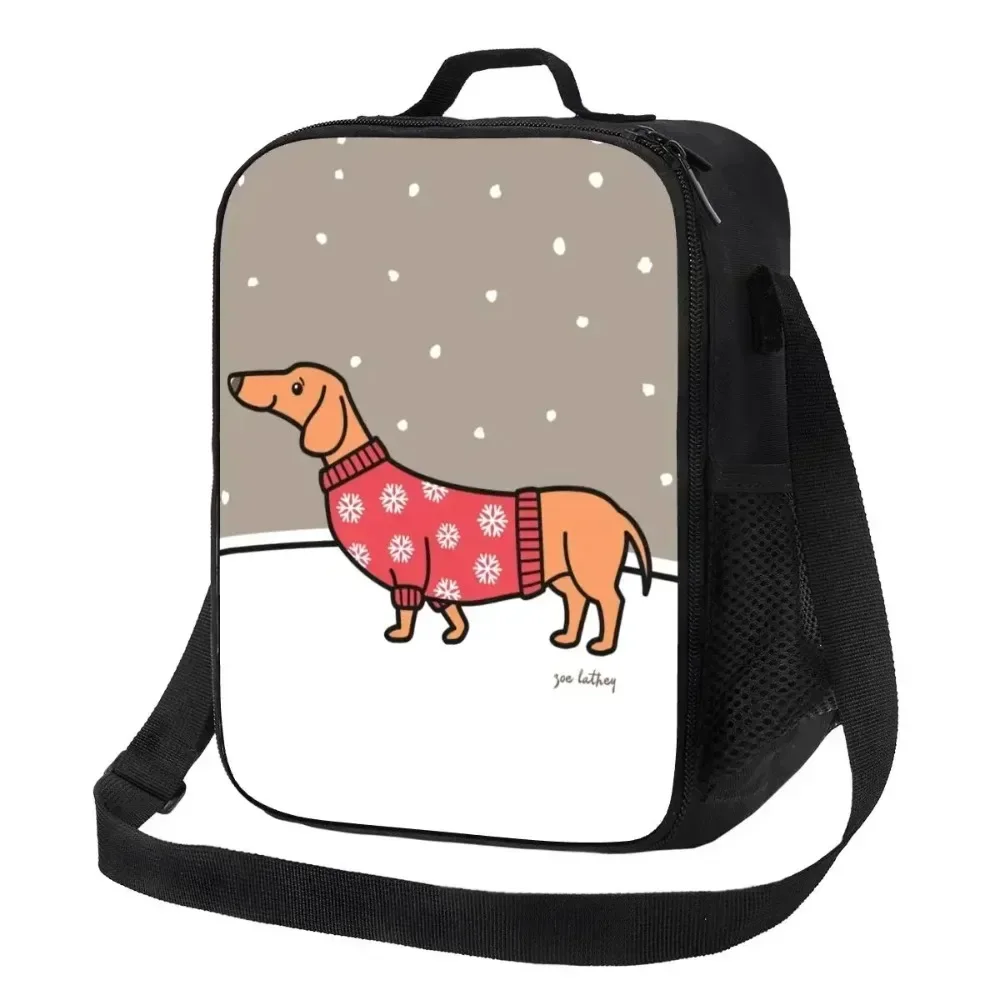 Christmas Dachshund In The Snow Insulated Lunch Bags for Puppy Dog Resuable Cooler Thermal Food Bento Box Kids School Children
Christmas Dachshund In The Snow Insulated Lunch Bags for Puppy Dog Resuable Cooler Thermal Food Bento Box Kids School Children