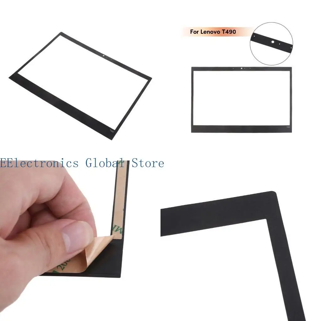 462B Laptop LCD Bezel Frame Sticker Replacement for ThinkPad T490 LCD Bezel Covers LCD Screen Frame LCD Stickers Accessory
462B Laptop LCD Bezel Frame Sticker Replacement for ThinkPad T490 LCD Bezel Covers LCD Screen Frame LCD Stickers Accessory