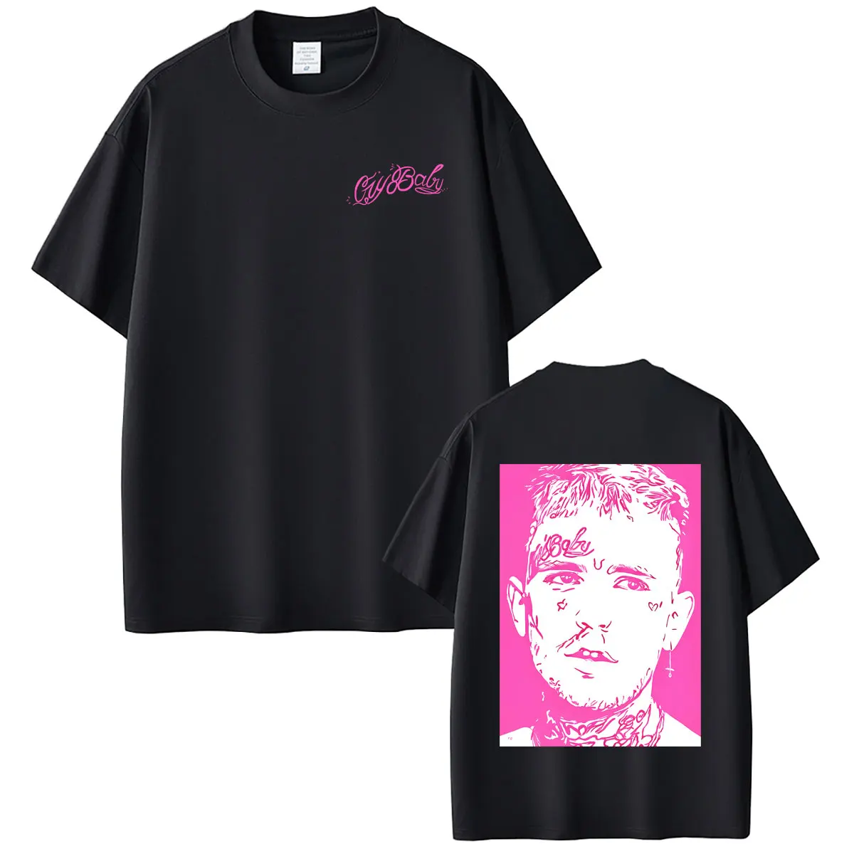 Hot Sale Rapper Lil Peep Crybaby Graphic T-shirt Male Vintage Casual T Shirts Men's Women's Fashion Hip Hop Oversized Streetwear
Hot Sale Rapper Lil Peep Crybaby Graphic T-shirt Male Vintage Casual T Shirts Men's Women's Fashion Hip Hop Oversized Streetwear