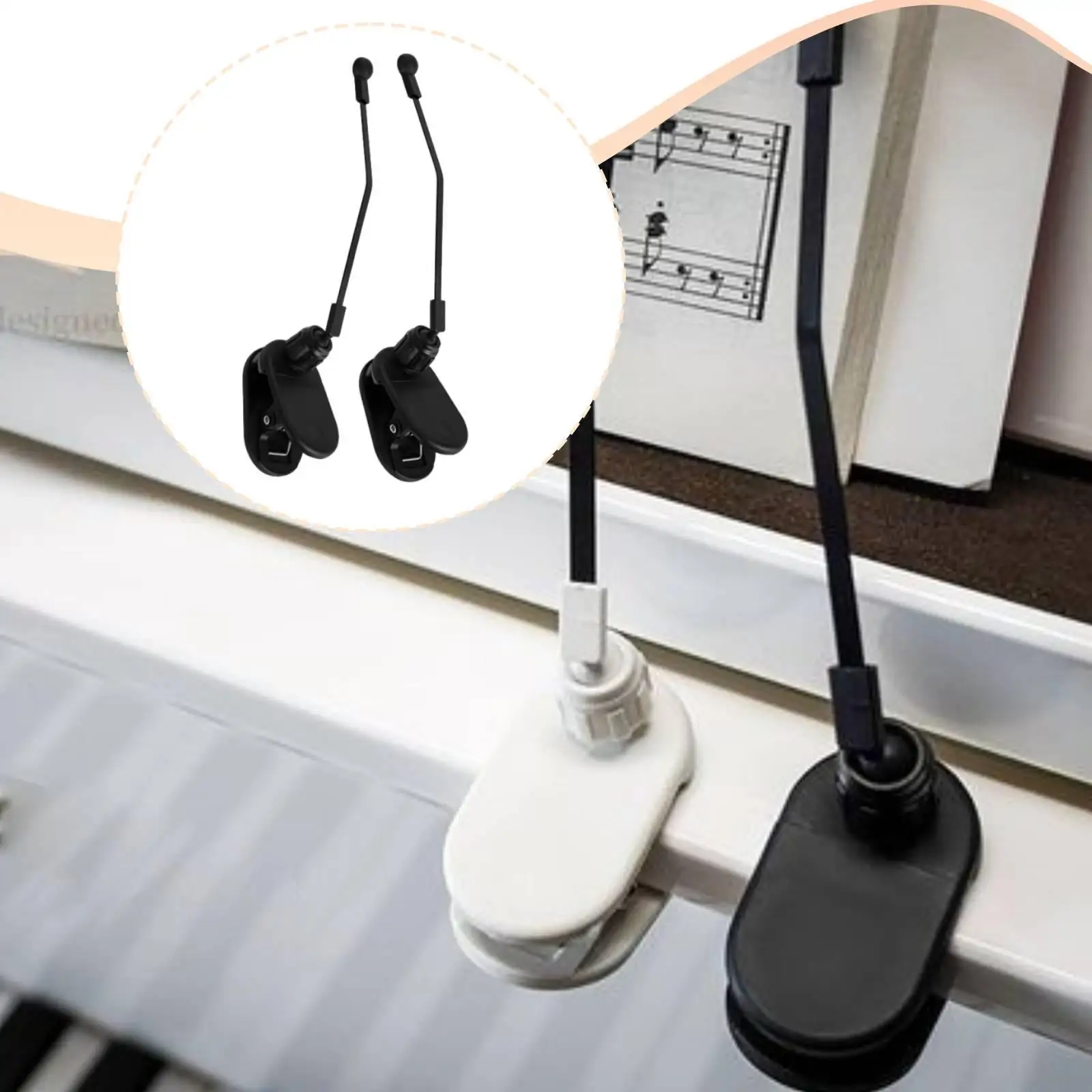 Sheet Music Holder Clip Sturdy Piano Accessory Page Fixing Binder for Music Sheet Stand Students
Sheet Music Holder Clip Sturdy Piano Accessory Page Fixing Binder for Music Sheet Stand Students