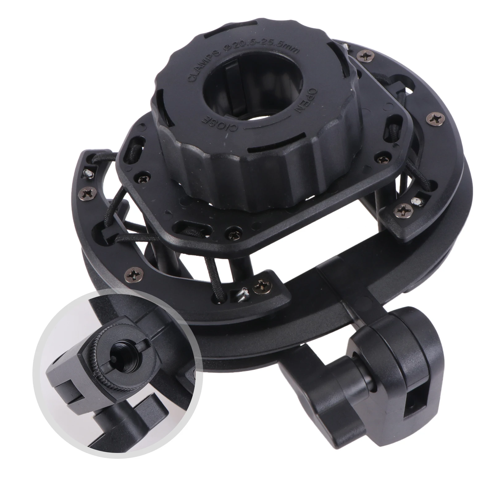 Professional Studio Condenser Microphone Shock Mount Holder Spider Bracket Stand Large Diaphragm Mic Sturdy Durable Broadcast 
Professional Studio Condenser Microphone Shock Mount Holder Spider Bracket Stand Large Diaphragm Mic Sturdy Durable Broadcast