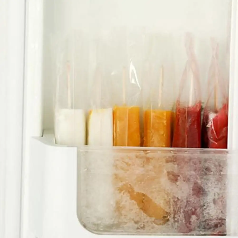 100 Pcs Ice Bags Disposable Popsicle Packaging for Storage Freezer Candy Plastic Cream Diy Keeps Food
100 Pcs Ice Bags Disposable Popsicle Packaging for Storage Freezer Candy Plastic Cream Diy Keeps Food