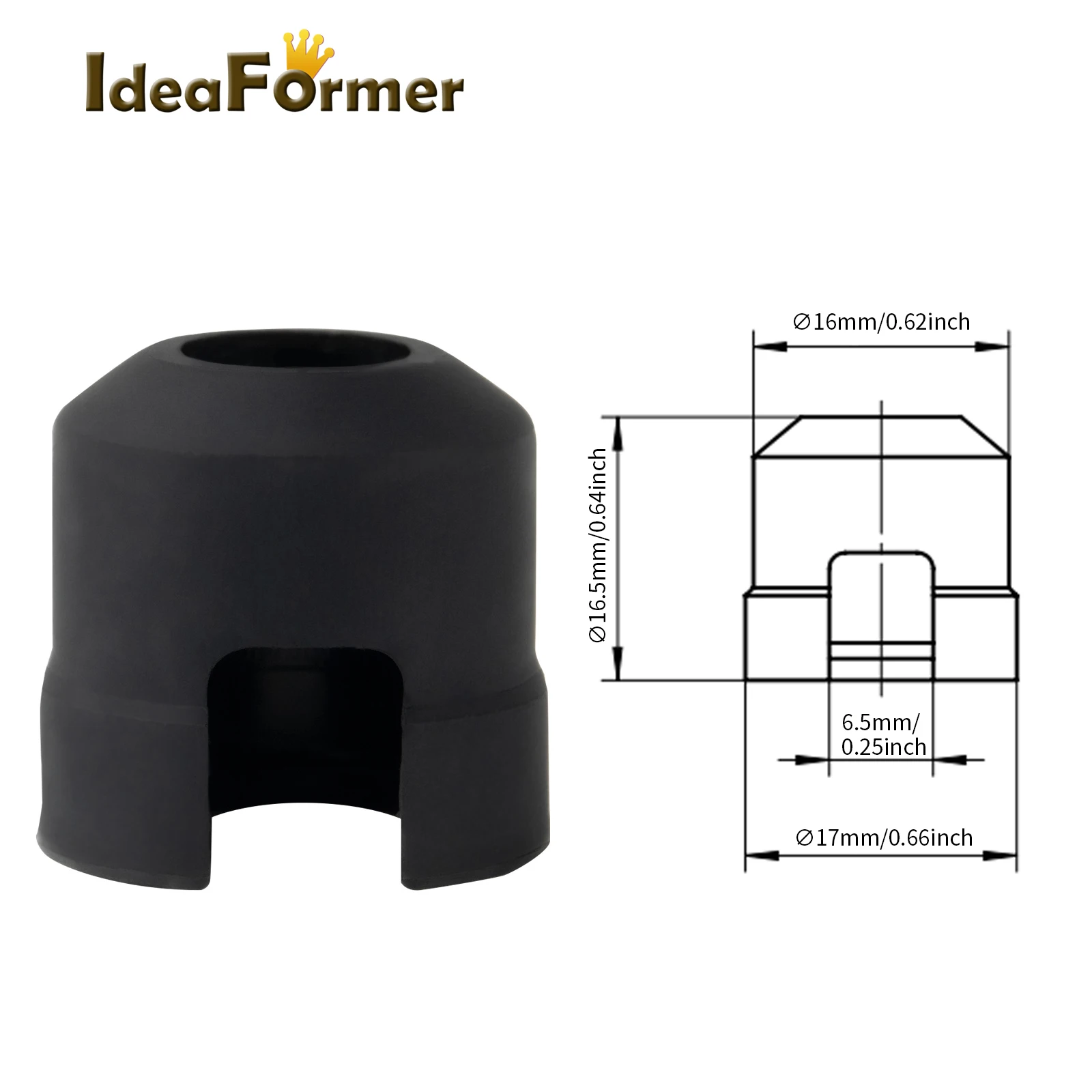 1/2/5 Pcs Silicone Sleeves for E3D V6 Hotend – Protective Covers for Ceramic Heater Core, Heat-Resistant 3D Printer Accessories
1/2/5 Pcs Silicone Sleeves for E3D V6 Hotend – Protective Covers for Ceramic Heater Core, Heat-Resistant 3D Printer Accessories