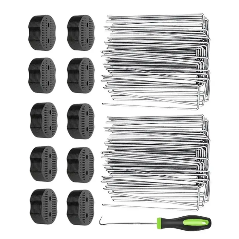 Metal Garden Stakes Heavy Duty Garden Staple Rust-Proof Gardening Supplies Landscape Pins For Fence Installation
Metal Garden Stakes Heavy Duty Garden Staple Rust-Proof Gardening Supplies Landscape Pins For Fence Installation