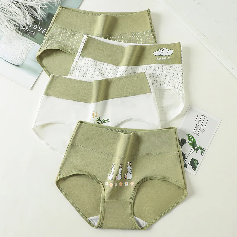 1Pcs Women Pure Cotton Underwear Women's Panties Print High Waist Belly Plus Size Girl Briefs Seamless Cute Fresh Underpants
1Pcs Women Pure Cotton Underwear Women's Panties Print High Waist Belly Plus Size Girl Briefs Seamless Cute Fresh Underpants
