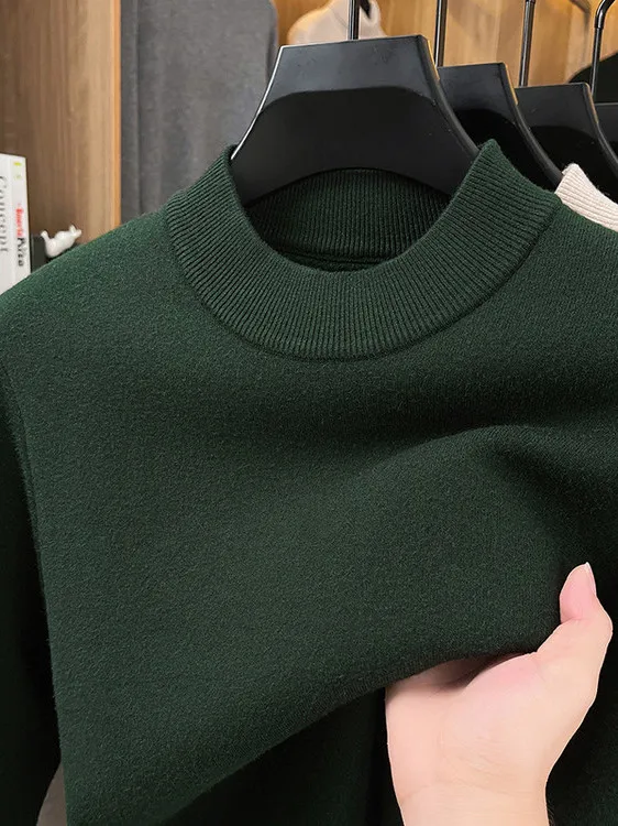 Thiened Fce Warm Winter Men's Knitted irt f High Collar Wool Blend Soft Faion Ci Sle Long Sve Casual Busin...
Thiened Fce Warm Winter Men's Knitted irt f High Collar Wool Blend Soft Faion Ci Sle Long Sve Casual Busin...