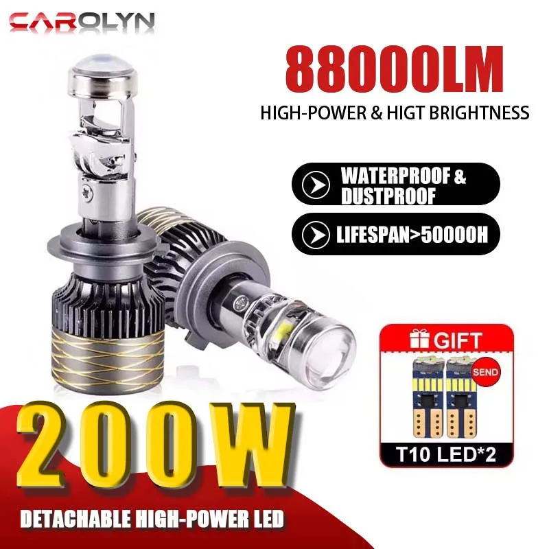 Carolyn 2pcs H4 H7 LED Mini Lens H11 HB3 HB4 Canbus Car Headlight Bi Projector Ultra Bright Headlight Car Modification Lamp
Carolyn 2pcs H4 H7 LED Mini Lens H11 HB3 HB4 Canbus Car Headlight Bi Projector Ultra Bright Headlight Car Modification Lamp