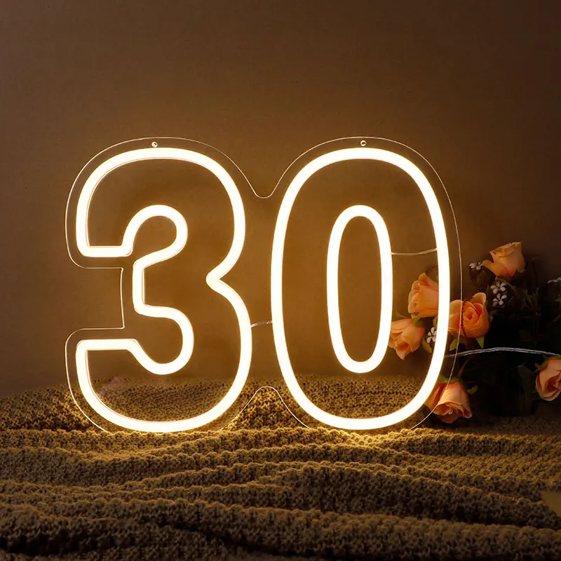 30th Happy Birthday Led Neon Sign Custom Night Light for Birthday Decor Oh Baby Neon Light Lets Party Home Decor
30th Happy Birthday Led Neon Sign Custom Night Light for Birthday Decor Oh Baby Neon Light Lets Party Home Decor