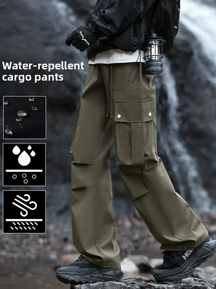 Water-Resistant Men's Work Trousers Spring Autumn Outdoor Climbing Pants American High Street Sle Functional Windbreaker
Water-Resistant Men's Work Trousers Spring Autumn Outdoor Climbing Pants American High Street Sle Functional Windbreaker