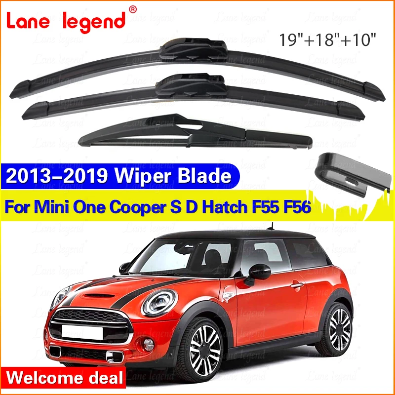 Car Front Rear Wiper Blades For MINI Mini One Cooper S D Hatch F55 F56 2013 - 2019 2018 Windshield Windscreen Window 19"+18"+10"
Car Front Rear Wiper Blades For MINI Mini One Cooper S D Hatch F55 F56 2013 - 2019 2018 Windshield Windscreen Window 19"+18"+10"
