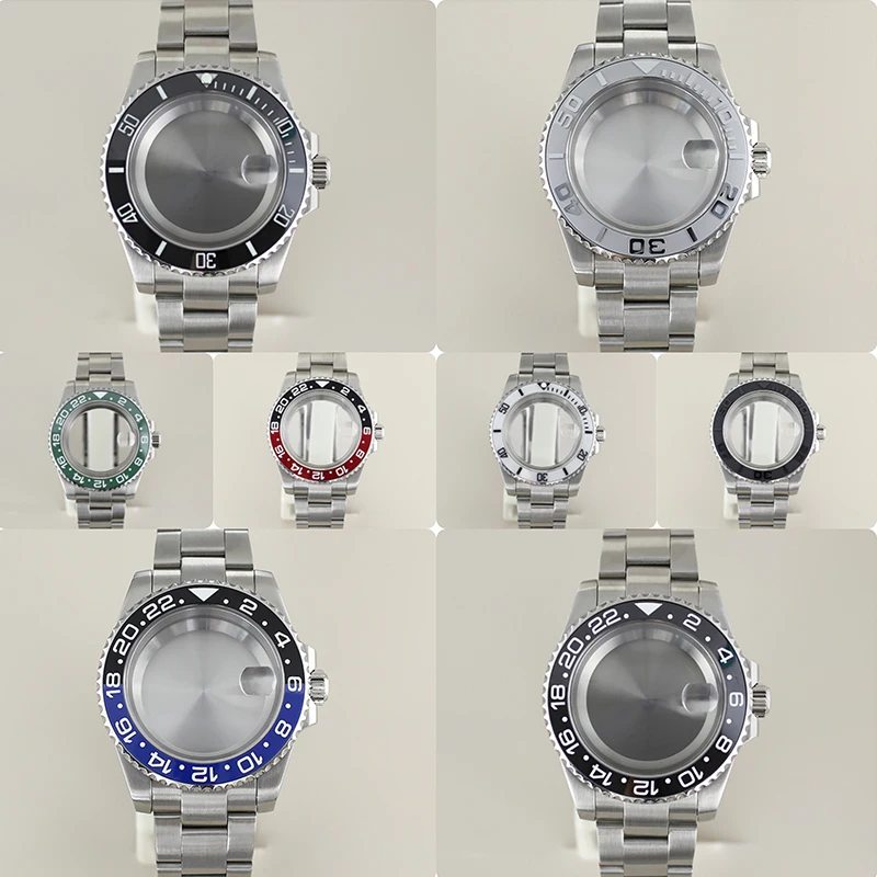 NH35 40mm SUB GMT Ceramic Insert Glide Lock Clasp Watch Case For NH34 NH35 NH36 NH38 Miyota8215 ETA2824 Movement Oyster Bracelet
NH35 40mm SUB GMT Ceramic Insert Glide Lock Clasp Watch Case For NH34 NH35 NH36 NH38 Miyota8215 ETA2824 Movement Oyster Bracelet