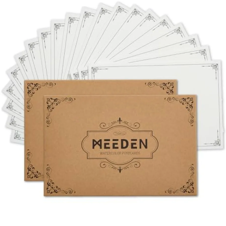 Blank Watercolor Paper Postcards: 4"X6" 140lb/300gsm Travel Water Color Post Cards - 20 Sheets 100% Cotton Hot Press Art Painti
Blank Watercolor Paper Postcards: 4"X6" 140lb/300gsm Travel Water Color Post Cards - 20 Sheets 100% Cotton Hot Press Art Painti