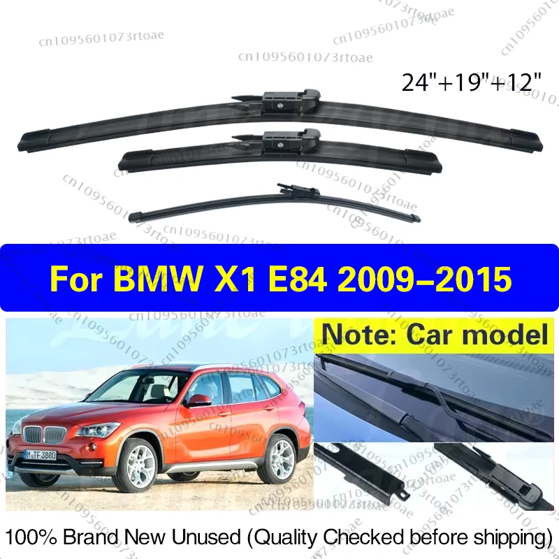 Front Rear Wiper Blades For BMW X1 E84 2009 - 2015 Windshield Winscreen Brushes Car Accessories 2011 2012 2013 2014 24"+19"+12"
Front Rear Wiper Blades For BMW X1 E84 2009 - 2015 Windshield Winscreen Brushes Car Accessories 2011 2012 2013 2014 24"+19"+12"
