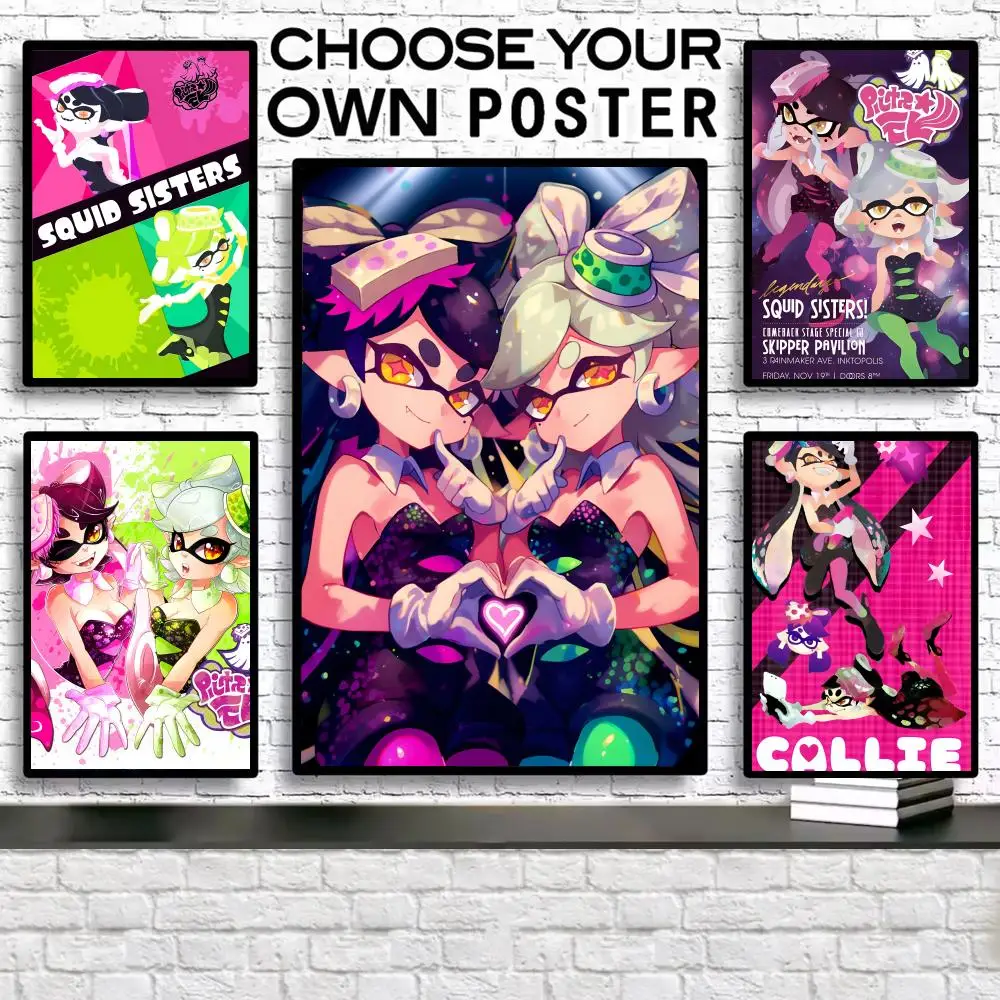 Game S-squid Sisters Painting Calligraphy Vintage Poster Canvas Frameless Wall Art Perfect For Hallway Home Decoration Holiday
Game S-squid Sisters Painting Calligraphy Vintage Poster Canvas Frameless Wall Art Perfect For Hallway Home Decoration Holiday
