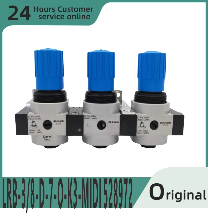 New original pressure reducing valve LRB-3/8-D-7-O-K3-MIDI 528972 LRB-1/2-D-7-O-K3-MIDI 528973
New original pressure reducing valve LRB-3/8-D-7-O-K3-MIDI 528972 LRB-1/2-D-7-O-K3-MIDI 528973