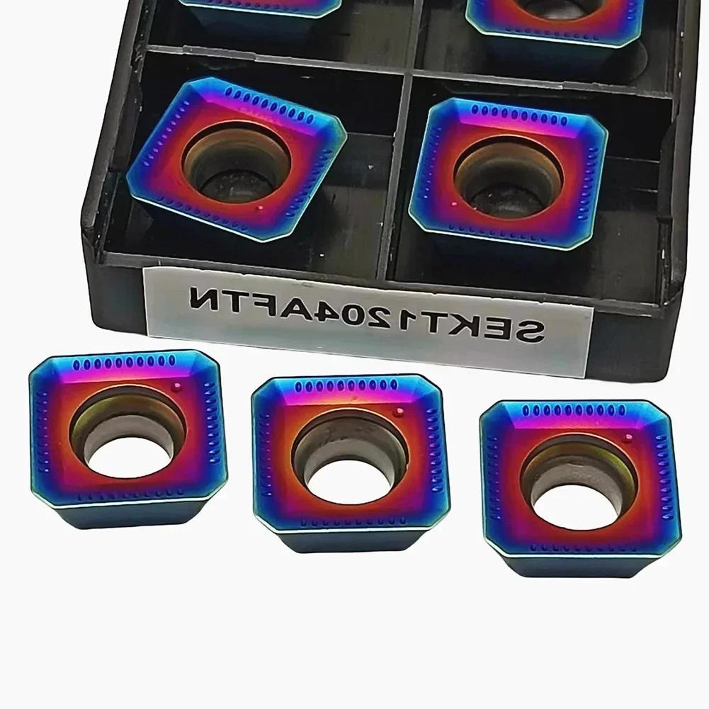 SEKT1204AFTN CNC Milling Inserts For Steel Stainless Steel Cast Iron High Rigidity Long Tool Life Low Friction Wear Resistance
SEKT1204AFTN CNC Milling Inserts For Steel Stainless Steel Cast Iron High Rigidity Long Tool Life Low Friction Wear Resistance