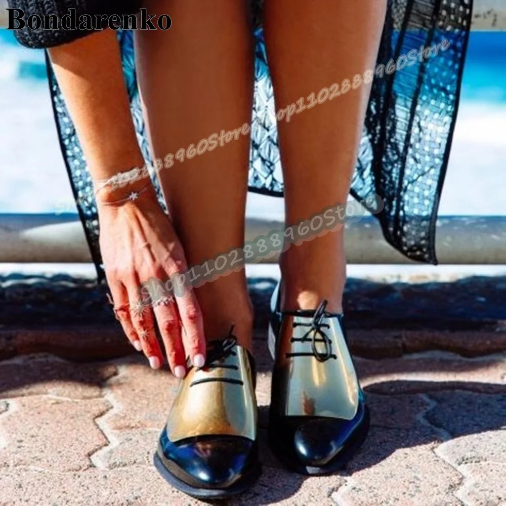 Black And Gold Patchwork Cross Tied Pumps Flats Shoes For Women Slip On Round Toe Fashionable 2026 Stylish Zapatos Para Mujer
Black And Gold Patchwork Cross Tied Pumps Flats Shoes For Women Slip On Round Toe Fashionable 2026 Stylish Zapatos Para Mujer