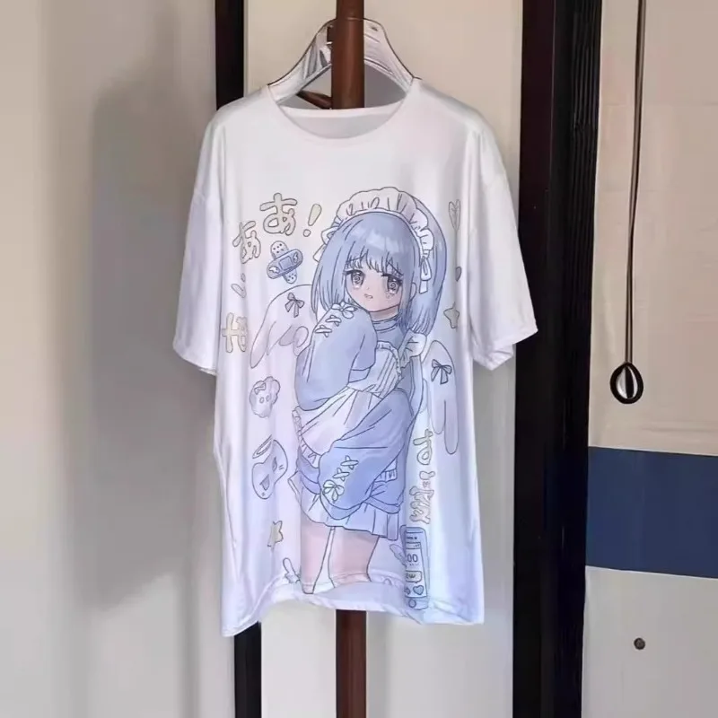 New Y2kT T-shirt Japanese Harajuku Anime Printed Short-sleeved Tops Cute 2024 Summer Subculture Loose Lovely Women Casual Tees
New Y2kT T-shirt Japanese Harajuku Anime Printed Short-sleeved Tops Cute 2024 Summer Subculture Loose Lovely Women Casual Tees