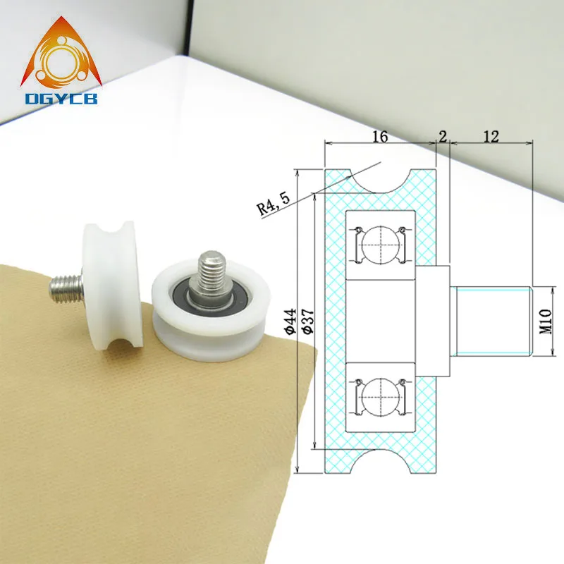 1pcs OD 44mm U Groove Type POM Pulley Wheel With M10 Screw BSU620144-16 Plastic Coated Roller 44mm Diameter With Stem Bolts M10
1pcs OD 44mm U Groove Type POM Pulley Wheel With M10 Screw BSU620144-16 Plastic Coated Roller 44mm Diameter With Stem Bolts M10