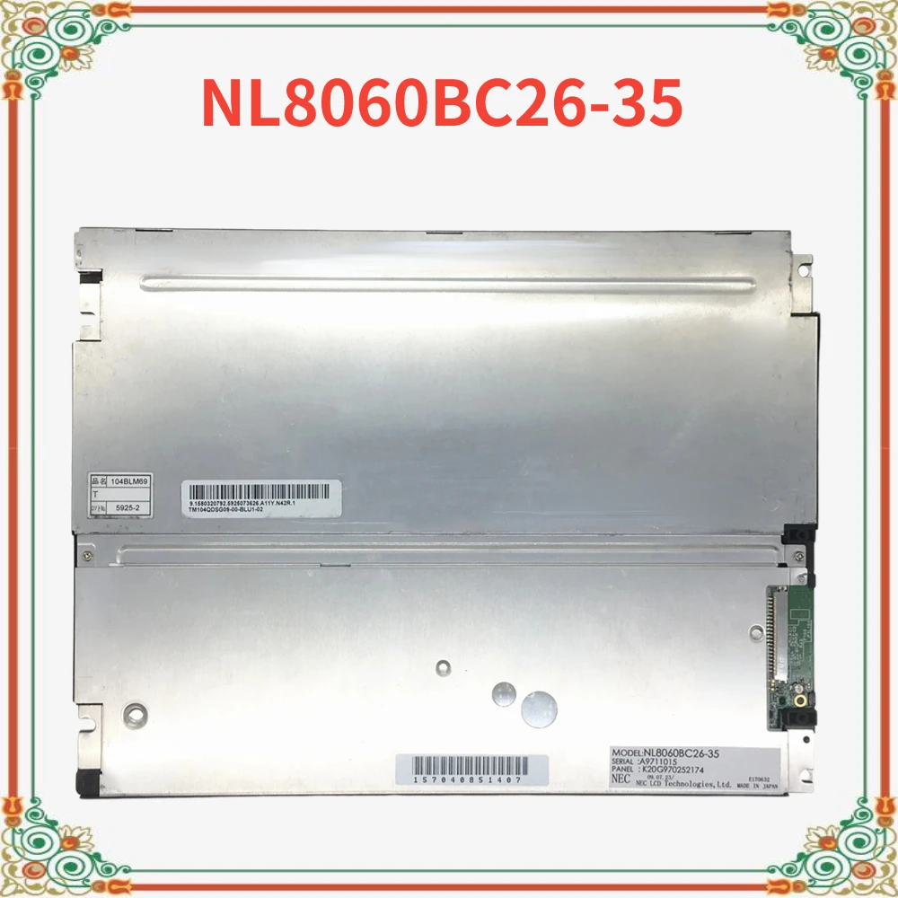 Original 10.4inch lcd display NL8060BC26-35 100% Tested LCD screen display Panel For Industrial Equipment
Original 10.4inch lcd display NL8060BC26-35 100% Tested LCD screen display Panel For Industrial Equipment