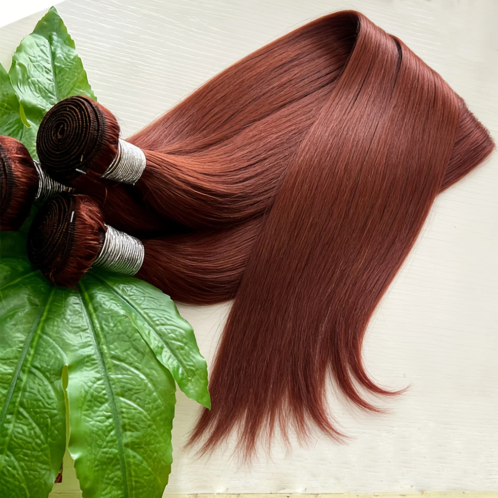 color #33 Bone Straight 100% Human Hair Bundles Reddish Brown Vietnamese Virgin Weaving Human Hair Extensions 1/3/4 Psc 100g/Pc
color #33 Bone Straight 100% Human Hair Bundles Reddish Brown Vietnamese Virgin Weaving Human Hair Extensions 1/3/4 Psc 100g/Pc