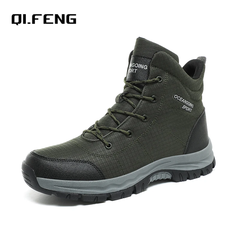 Men's Large Outdoor Mountaineering Boots Anti Slip and Wear Resistant High top Sports Shoes Dad Work and Life Casual Footwear
Men's Large Outdoor Mountaineering Boots Anti Slip and Wear Resistant High top Sports Shoes Dad Work and Life Casual Footwear