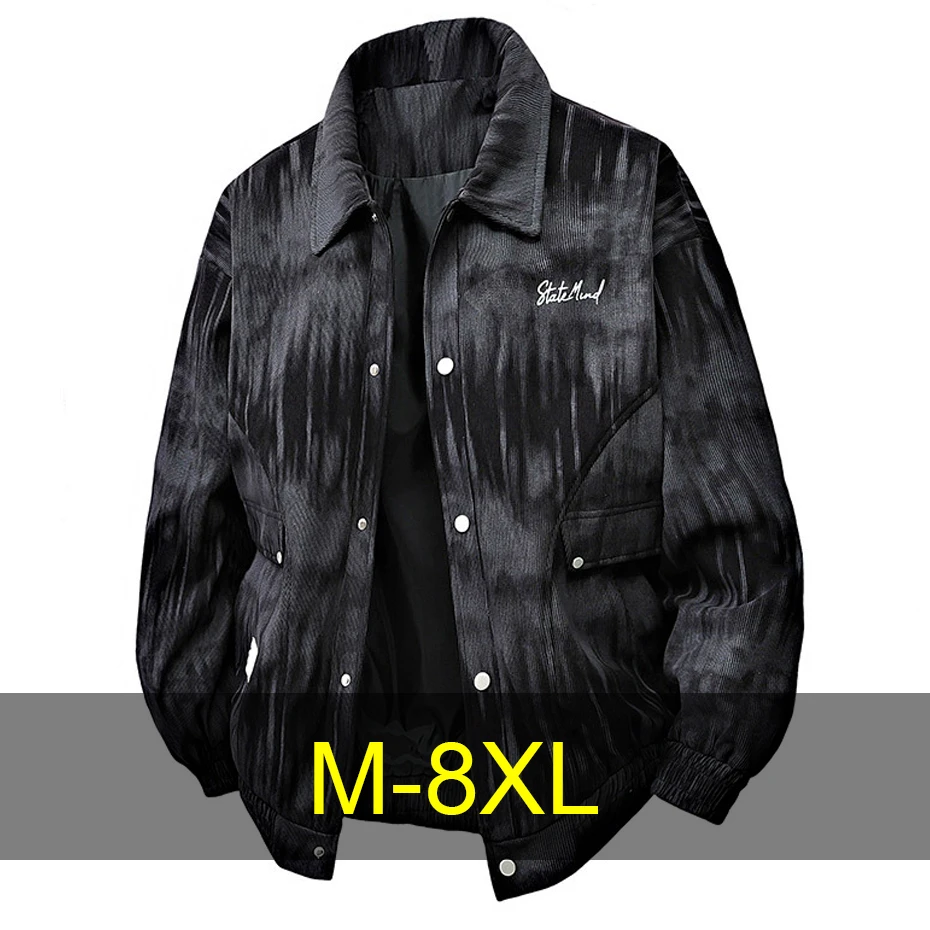Vintage Corduroy Jacket Men 8XL Plus Size Jacket Coat Fashion Casual Tie-dye Coats Male Spring Autumn Outerwear Big Size 8XL
Vintage Corduroy Jacket Men 8XL Plus Size Jacket Coat Fashion Casual Tie-dye Coats Male Spring Autumn Outerwear Big Size 8XL