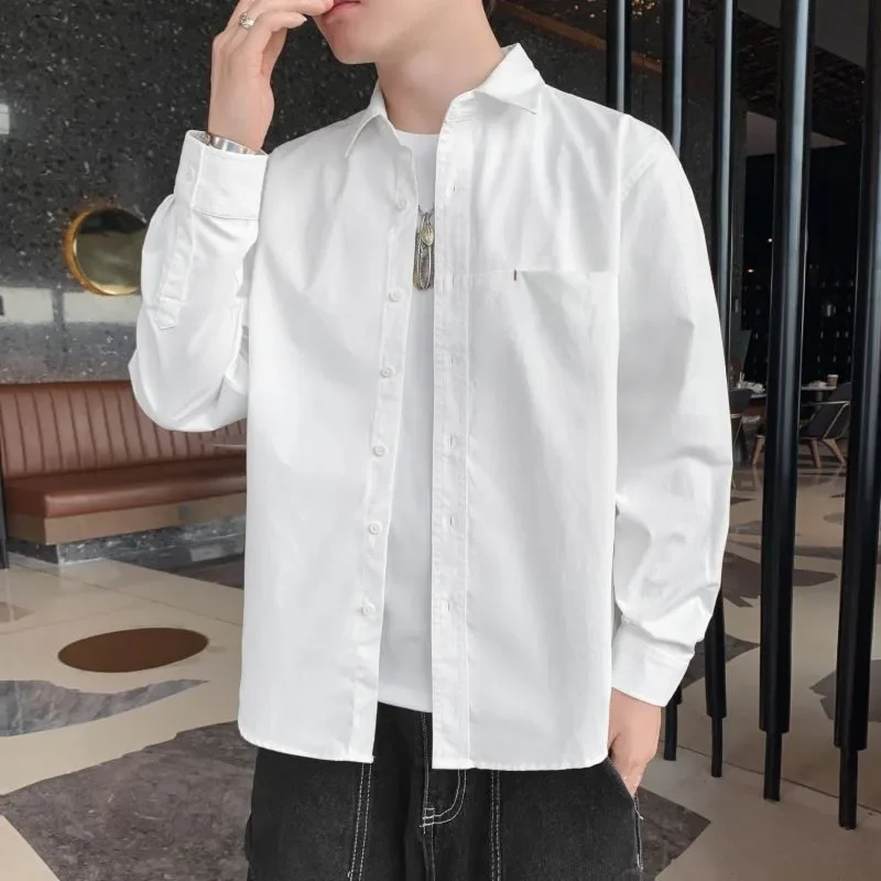 Spring and Summer Solid Color Men's Thin Long-sleeved Fashionable Casual Loose Breathable Washed Shirt
Spring and Summer Solid Color Men's Thin Long-sleeved Fashionable Casual Loose Breathable Washed Shirt