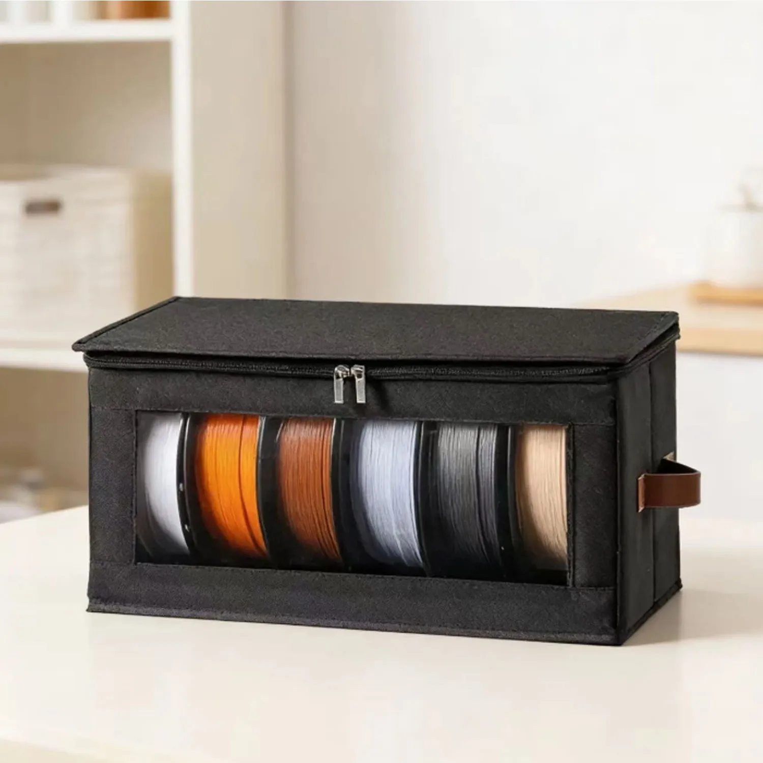 3D Printer Filament Storage Box, Reusable Filament Container for 3D Printing, Holds Up to 18 Rolls, 3D Filament Holder for Home,
3D Printer Filament Storage Box, Reusable Filament Container for 3D Printing, Holds Up to 18 Rolls, 3D Filament Holder for Home,