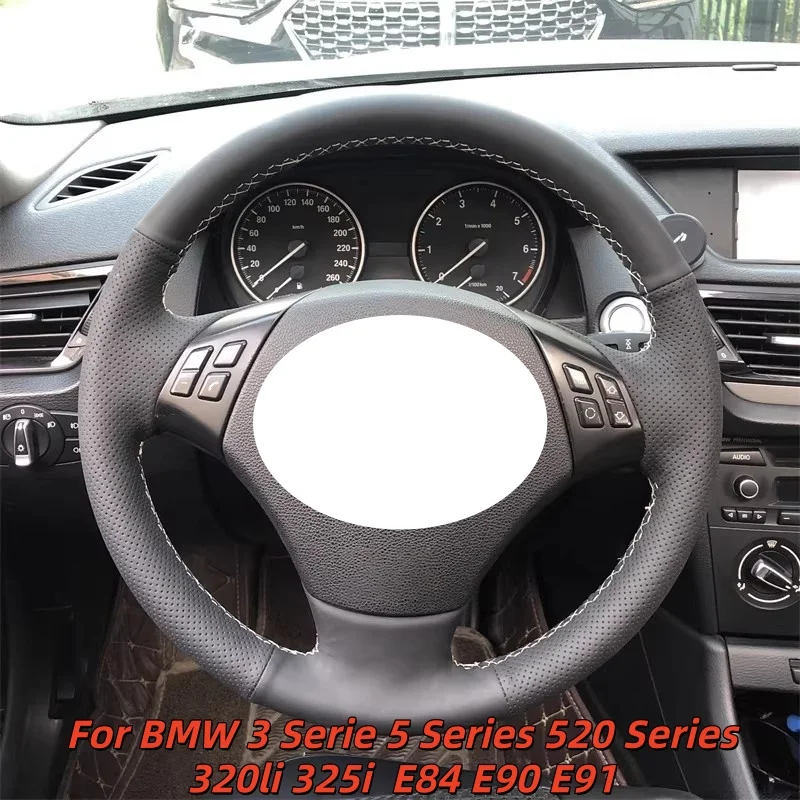 Hand-Sewn Microfiber Leather Car Steering Wheel 5 Series 520 Series 320li 325i E84 E90 E91 Steering Wheel Cover For BMW 3Series
Hand-Sewn Microfiber Leather Car Steering Wheel 5 Series 520 Series 320li 325i E84 E90 E91 Steering Wheel Cover For BMW 3Series